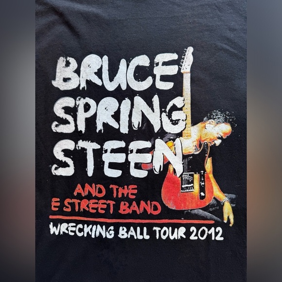 Bruce Springsteen/E Street "Wrecking Ball Tour" 2012  T Shirt Men's LG NWOT - Picture 4 of 7